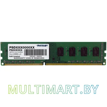 Оперативная память Patriot 4GB DDR3 PC3-10600 PSD34G13332